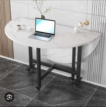 Dinning%20Table%20Folding,%20with%20Metal%20frame%20powder%20coating%20,Family%20round%20table%20movable%20desk%20simple%20multi-function%20hotel%20three-fold%20-%20Image%204