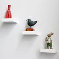 5"×5" Small floating wall shelves Wall Mount Shelves Book Shelf Decorative Shelves Storage Display Rack Storage shelves Wall hanging shelf Wall decoration shelf set of 3. 