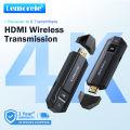 Lemorele 4K Wireless HDMI Transceiver Video Transmitter and Receiver Extender Kit for Camera PC Laptop Monitor Projector HDTV.