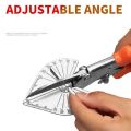 Angle Shear 45-120 Degree Miter Cutter Hand Shear Multifunctional PVC PE Plastic Pipe Scissors For Housework home decor Plumbing. 