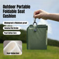 Oxford Cloth Folding Camping Seat Pad Waterproof Thickened Portable Moisture-proof Pad for Hiking Trekking Outdoor Activities.
