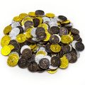 20/50/100pcs Retro Pirate Coin Party Supplies Gift Kids Favor Birthday Toys Halloween Decor Fake Treasure Plastic Game Coin.