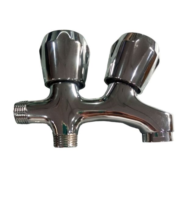 Double bib cock tap faucet brass premium quality bathroom kitchen washroom