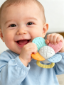BPA Free Baby Silicone Teethers Sensory Toy Easy to Grasp Infant Teething Toys Food Grade Chewable Toys for Babies Newborn . 
