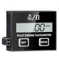 Induction Chainsaw Lawn Mower High Tachometer Digital LCD Display Inductive Pulse Tachometer Gasoline Engine Debugging Timer. 