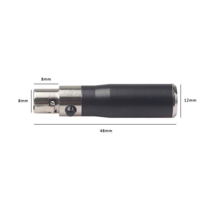 XLR%203%20Pin%20to%20four%20pin%20Fe%20Plug%20Adapter%20for%20Microphone%20Mic%20DSLR%20-%20Image%206