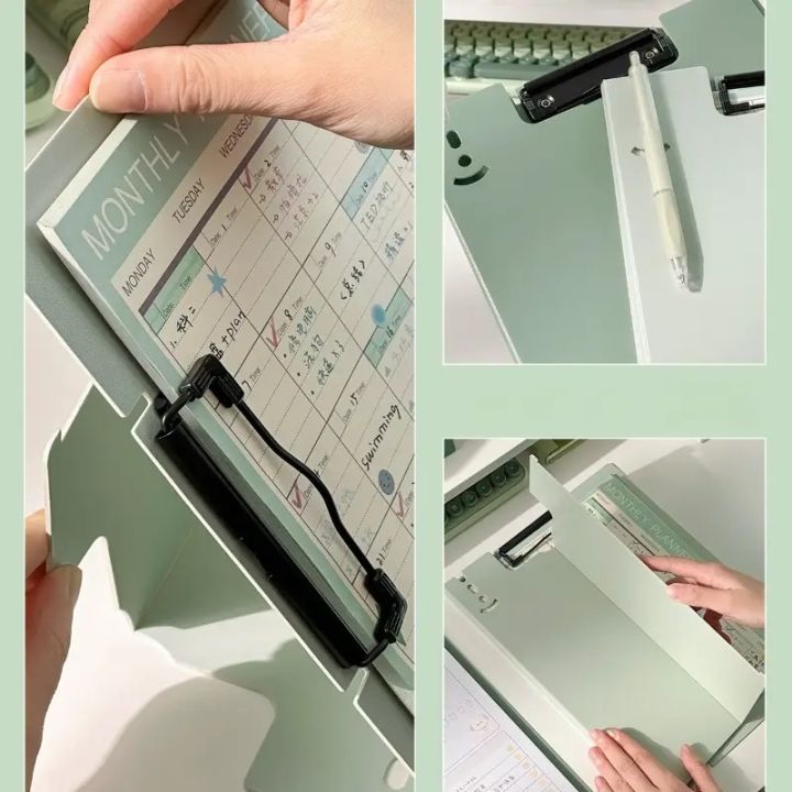 1%20Pcs%20Writing%20Pad%20Memo%20Clip%20Board%20Verhical%20Plate%20Clamp%20A4%20File%20Folder%20Multifunction%20Clipboard%20Dual-use%20Paper%20Storage%20Organizer%20-%20Image%203
