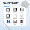 Charger With EU Plug For  3DS XL/2DS/DSi 1.2m Charging Cable For New 3DS XL/New 3DS/New 2DS XL/New 2DS/2DS XL/DSi XL. 