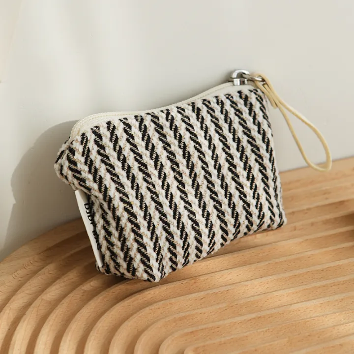 Women's%20Small%20Matcha%20Green%20Makeup%20Bag%20Portable%20Coin%20Purse%20Commuter%20Lipstick%20Headphones%20Storage%20Bag%20Double%20Canvas%20Chain%20Key%20Case%20-%20Image%207