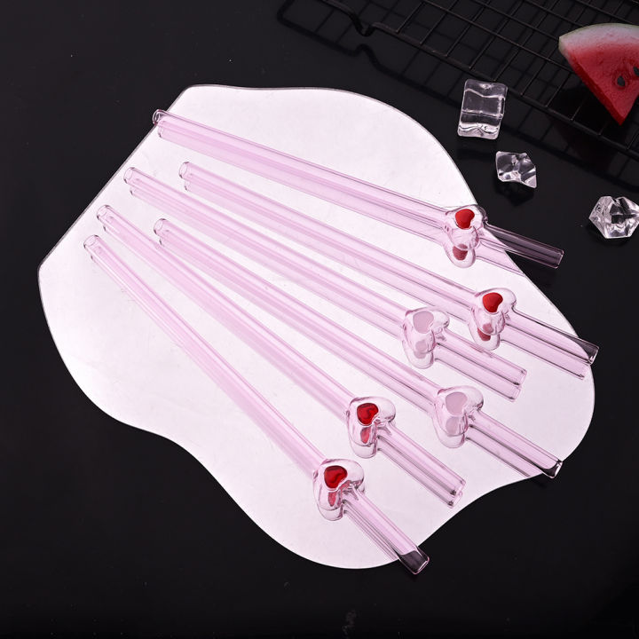 4Pcs%20Reusable%20Straws%20Glass%20Straws%20Heart%20Design%20with%201%20Cleaning%20Brush%20for%20Smoothies%20Milkshakes%20Juices%20,Valentine's%20Day%20%20-%20Image%206