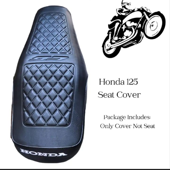 Honda 125 Seat Cover, rexine seat cover CG 125 black seat cover for bikes,premium quality universal fitting