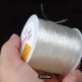 100 meter crystal Tec Elastic Beading Thread 100m  Strong Stretch Jewelry Cord for DIY Bracelet & Necklace Making (1.0mm)". 