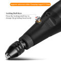 Mini Electric Drill Grinder with Drill Bit Sets 12V Portable Electric Carving Pen Rotary Household Drill Polish Grinding Machine. 