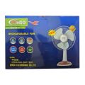 WEGO Rechargeable Fan WG-1012  with stand. 