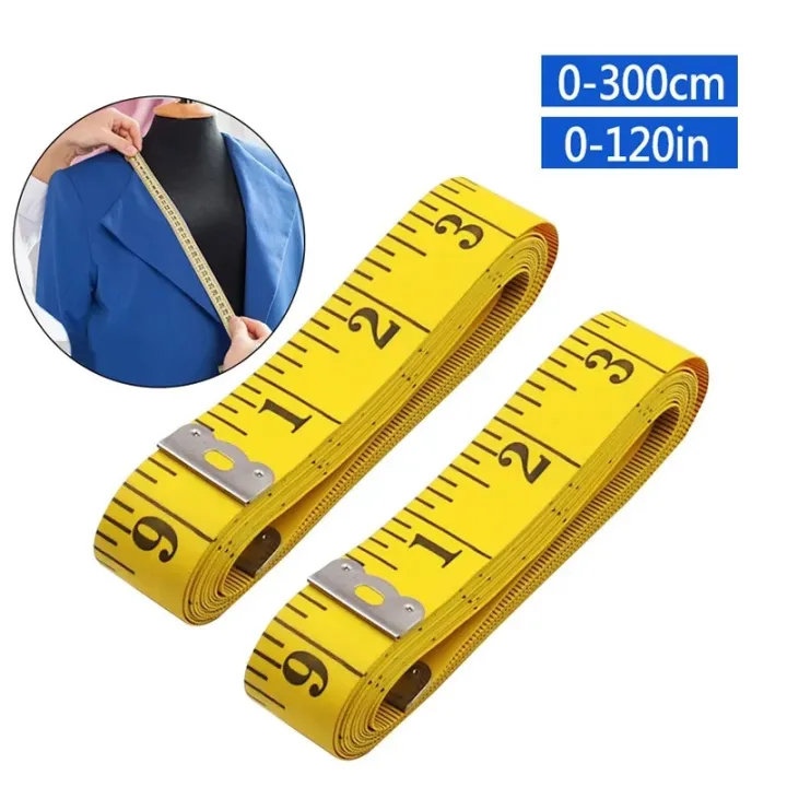 1roll Soft Flexible Tape Measure 3m 120 Inch, Portable Retractable PVC ...