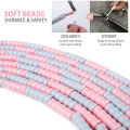 Soft Beaded Jump Rope Non-Slip Handle Adjustable Tangle-Free Segmented Fitness Skipping Rope Keeping Fit Training Playing. 