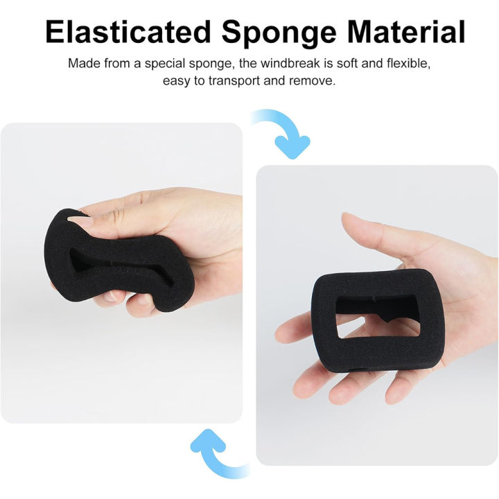 For%20DJI%20Osmo%20Action%205%20Pro%204%203%20Wind%20Noise%20Reduction%20Sponge%20Foam%20Windslayer%20Cover%20Housing%20Windproof%20Windshield%20Recording%20Case%20-%20Image%203