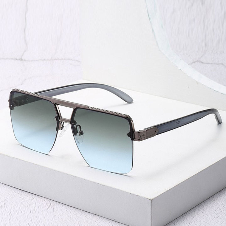 New Square Men's Sunglasses Personality Versatile Fashion Sunglasses Trend Car Sunglasses 1203