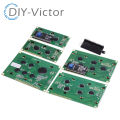 LCD1602 LCD 1602 2004 12864 module Blue Green screen 16x2 20X4 Character LCD Display Module HD44780 Controller blue black light. 
