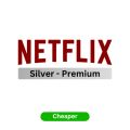 Netflix Premium - 1 Month - 1 Shared Screen - Silver Plan.