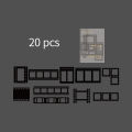 20 pcs/pack Hollow out window Style DIY Scrapbooking accessories Decorative Diary Album Junk Journal Supplies.
