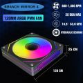 Prism4 Pro 12cm ARGB Fan PC Case Fan Kit 4pin PWM CPU Cooling Fans 3pin 5v RGB Gaming Computer Fan. 