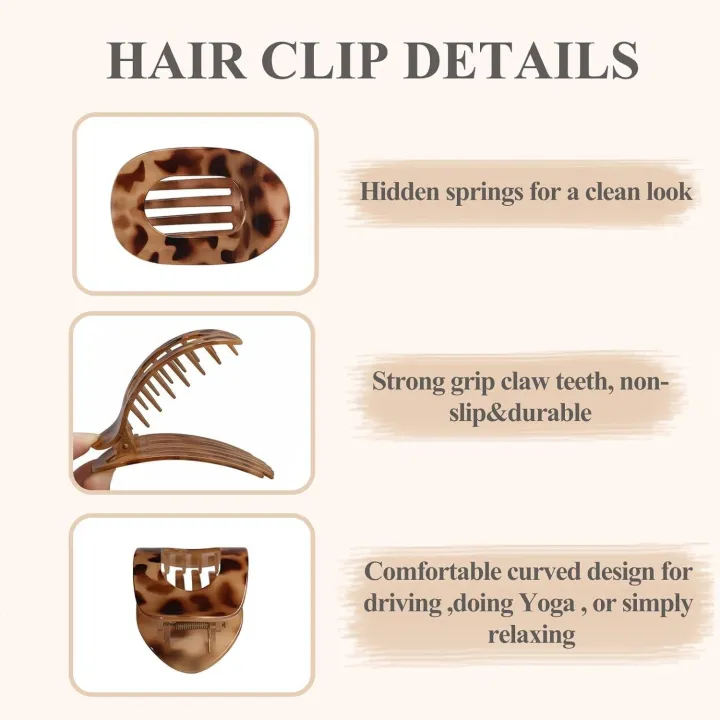 4%20PCS%20Flat%20Hair%20Clips,%20Round%20Lay%20Down%20Hair%20Claw%20Clips%20for%20Women%20Girls,%20Comfortable%20Curved%20Flat%20Clips%20for%20Thick%20Thin%20Hair%20-%20Image%203
