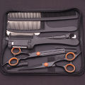 6.0''Hair Scissors Stainless Cutting Shears Thinning Hairdressing Haircut Comb Razors Set Salon Barber & Home Dropshipping C1001. 