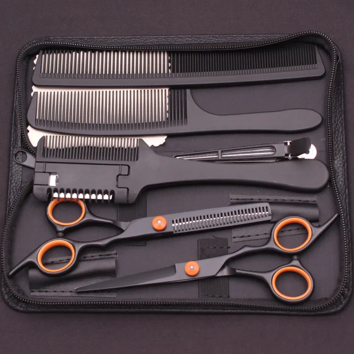 6.0''Hair%20Scissors%20Stainless%20Cutting%20Shears%20Thinning%20Hairdressing%20Haircut%20Comb%20Razors%20Set%20Salon%20Barber%20&%20Home%20Dropshipping%20C1001%20-%20Image%204