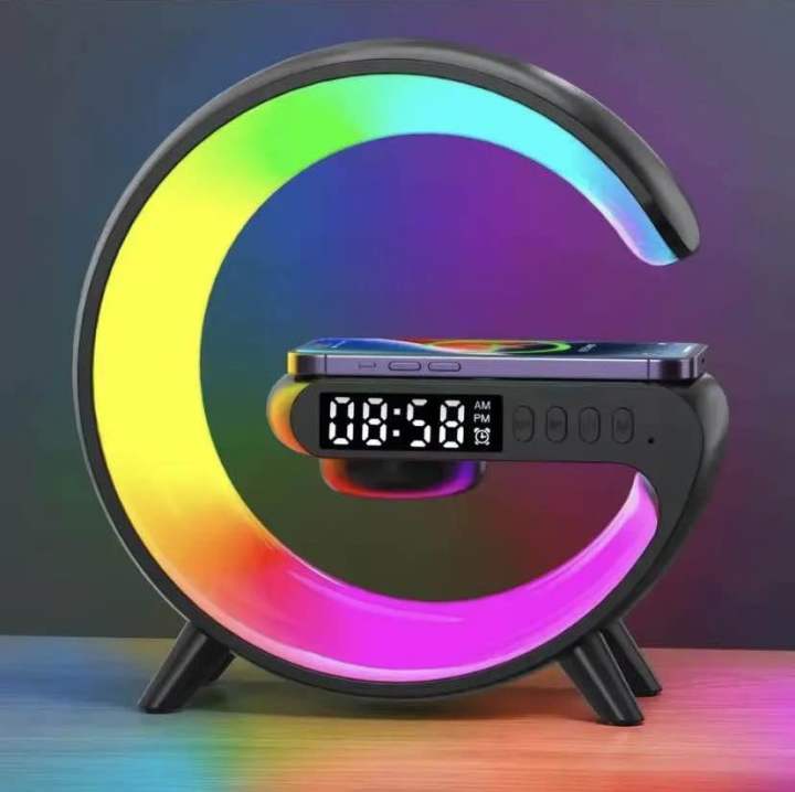 G63 Atmosphere RGB Light Bluetooth Speaker With Wireless Charging Multi ...