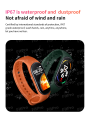 M7 smart watch intelligent heart rate monitor pedometer fitness social function M7 color touch screen suitable for gift. 