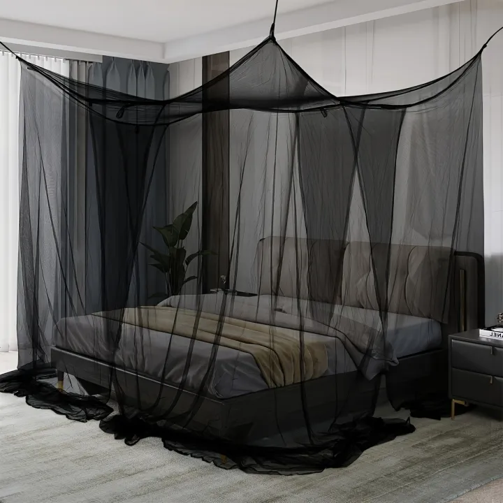 Quadrangle%20Mosquito%20Net%20Floor%20To%20Ceiling%20Bed%20Curtain%20Double%20Opening%20Mosquito%20Net%20Mosquito%20Proof%20Net%20Cover%20Fit%20for%20All%20Bed%20Sizes%20-%20Image%203