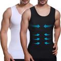 Men's Compression Shirts Tank Tops Undershirts Mens Slimming Body Shaper Vest Sleeveless Abdomen Slim Vest Fitness Workout. 