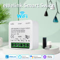 eWelink Wifi Smart Switch Module for Light Fan 16A 100-240V Works with Alexa Google Home Yandex Remote Automatic Relay Breaker lightify. 