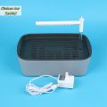 【1Pc Automatic Parrot Bird Bath Tub USB Electric Pet Circulating Water Bathtub Shower Fountain Pet Supplies】. 