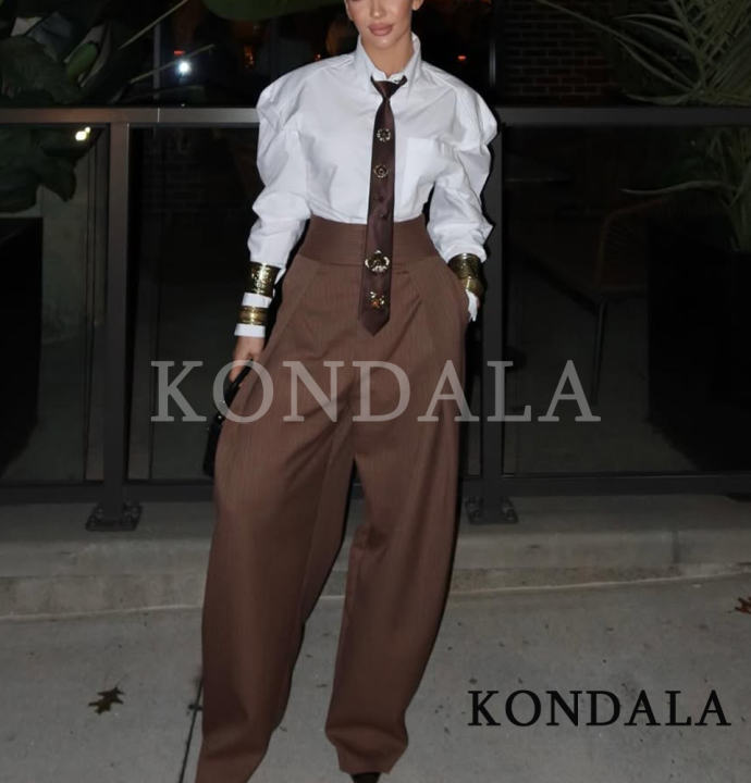 KONDALA%20Commute%20High%20Street%20Balloon%20Pants%20Women%20Trendy%20Casual%20Pleated%20Trousers%202026%20Spring%20Summer%20Office%20Lady%20Vintage%20Long%20Pants%20-%20Image%203