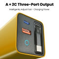 80W USB Type C Charger With Retractable Cable Quick Charge Mobile Phone Charger Fast Charging Adapter For iphone 16 15 . 