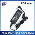 AC Power Adapter Charger 19V 1.58A 30W 5.5*1.7mm For ACER Aspire One D255 D255E D260 ZG5 ZA3 KAV60 NAV50T D250 D150 1810T 1410.