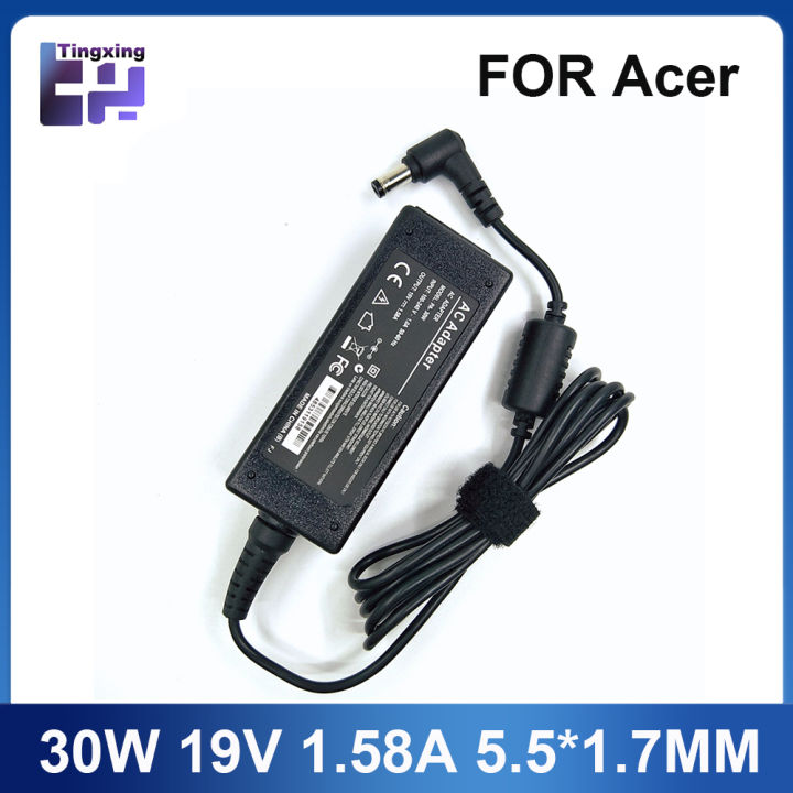 AC Power Adapter Charger 19V 1.58A 30W 5.5*1.7mm For ACER Aspire One D255 D255E D260 ZG5 ZA3 KAV60 NAV50T D250 D150 1810T 1410