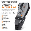 WEST BIKING Bike Bag Waterproof Reflective 10L Large Capacity Saddle Bag Cycling Foldable Tail Bag MTB Road Bicycle Bag. 