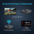 Velec Android 16 TV Box4+32GB 8K Ultra HD Decoding Voice Remote Media Player for Home Entertainment Supports Netflix YouTube.
