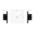 Touch Switch EU LED Crystal Glass Panel Wall Lamp Light Switch 1/2/3 Gang AC100-240V LED Sensor Switches Interruttore. 