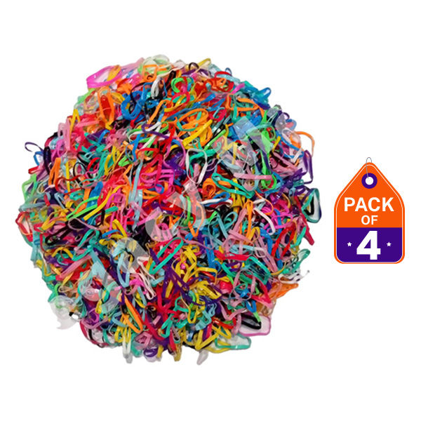 1000 & 500 pieces Rubber band multicolor Elastic Hair Bands Hair ring Ponytail Hair Ties Rope Holder Hair Accessories