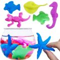 Water growing creatures -animals fruit sea creatures. 