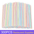 100-1000PC Fluorescent Plastic Bendable Drinking Straws Disposable Beverage Straws Wedding Decor Kitchen Beverage Party Supplies. 