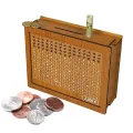 1000/2000/3000/5000/10000 Euro Money Box Wooden Piggy Bank with Reusable Money Box with Saving Goal and Numbers Boxes1. 