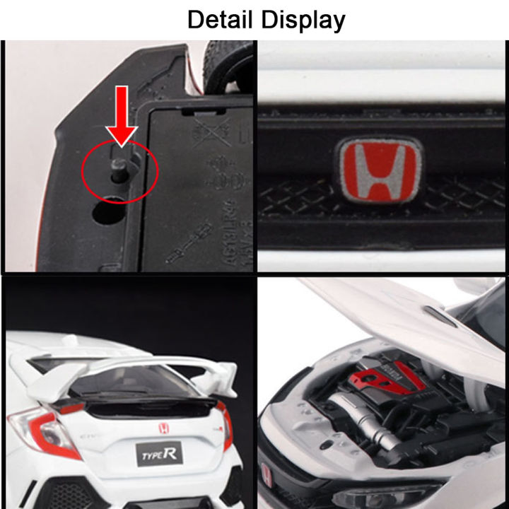 1:32%20Honda%20CIVIC%20TYPE-R%20Alloy%20Diecast%20Toy%20Cars%20Model%20Simulated%20with%20Sound%20Light%20Vehicles%20Collection%20Toys%20Children%20Birthday%20Gifts%20-%20Image%206