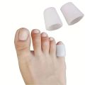 1 Pair Orthotics Silicone Toe Protector Anti-abrasion And Anti-pain Separation Thumb Sleeve. 