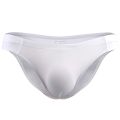 2PCS Men's Underpants Ice Silk Breathable  Thin U Convex Transparent One Piece Low Waist Triangle Shorts Head. 