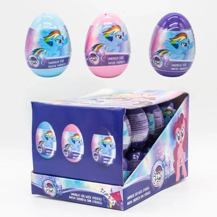 Hasbro My Little Pony Surprise Egg with Stickers Blind Box Doll  Toy Model Anime Figures Collect Ornaments